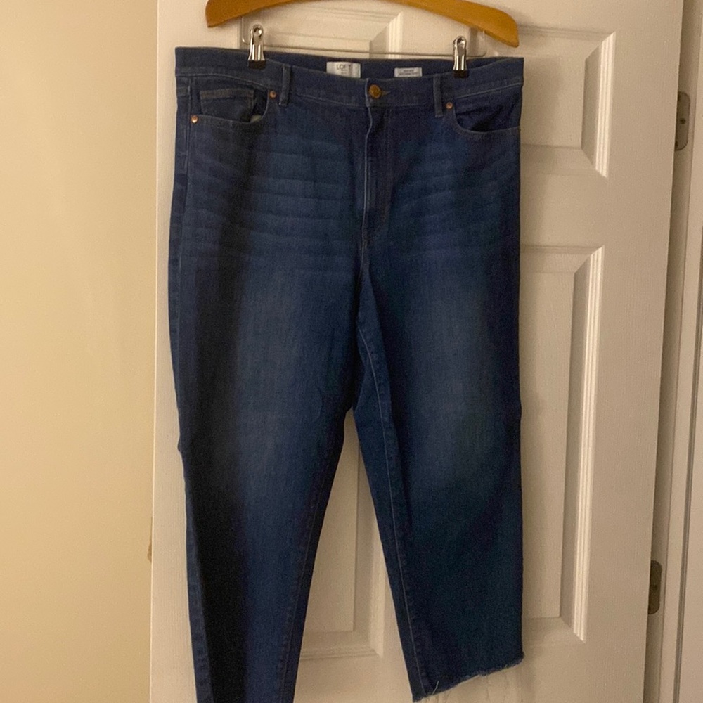 Loft outlet crop jeans worn twice!